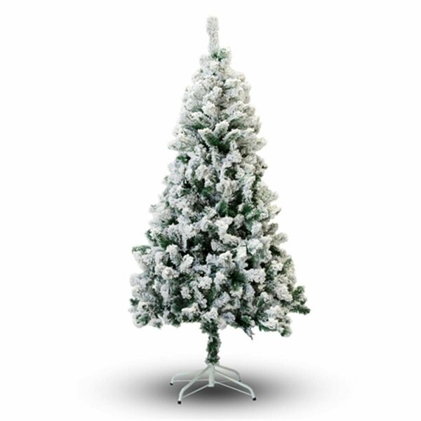 Icaregifts 6 ft. PVC Snow Flocked Christmas Tree IC3119484